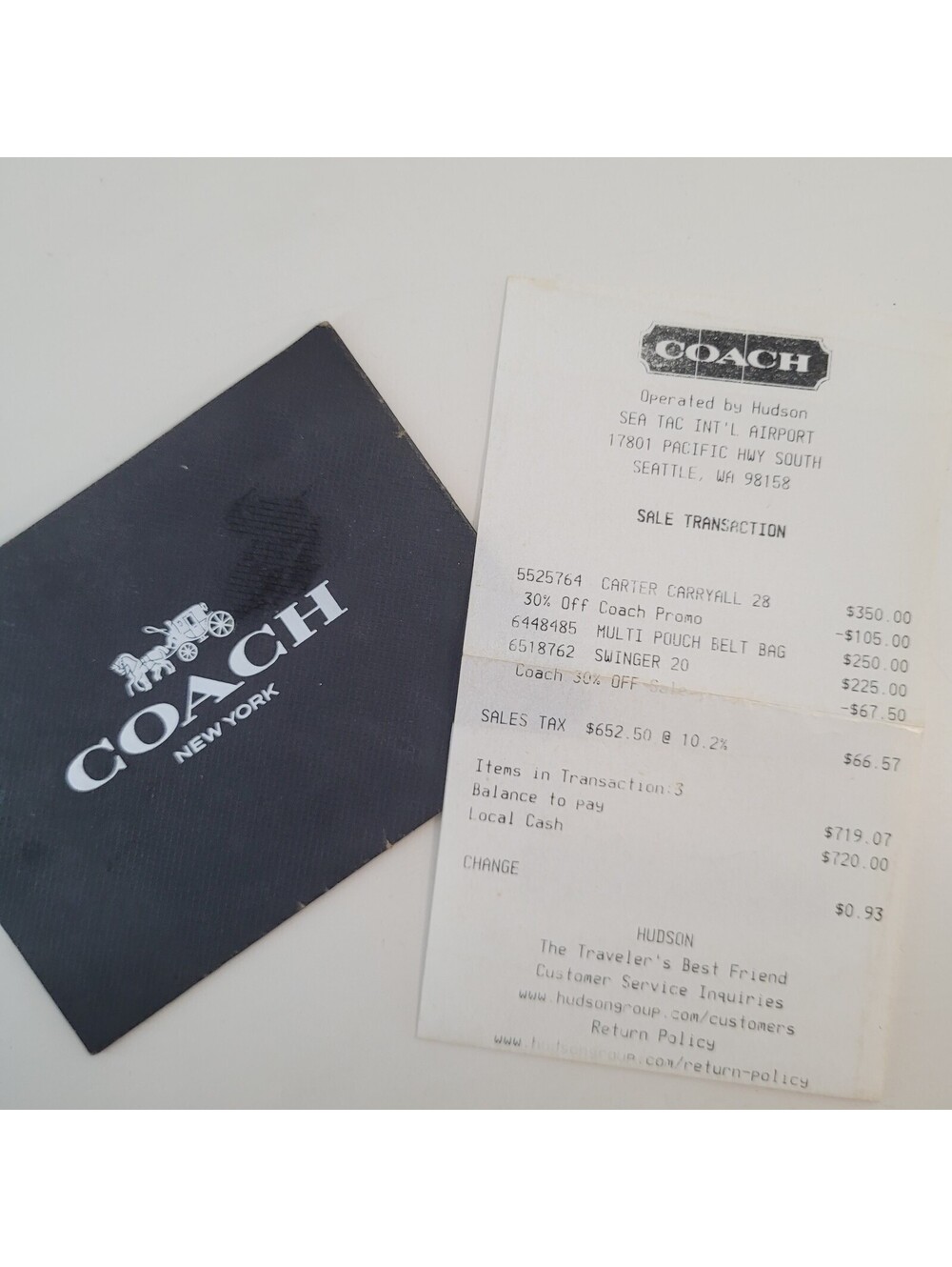 Coach Signature Charter Belt Bag Fanny Pack Set Black Charcoal 2 Pouch Leather - Picture 6 of 13